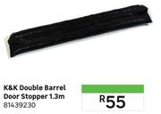 K&K Double Barrel Door Stopper 1.3m 81439230