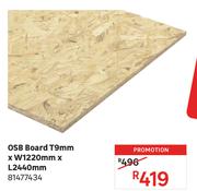 OSB Board T9mm x W1220mm x L2440mm 81477434