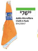 Addis Microfibre Cloth 4 Pack 81425647