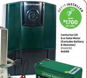 Centurion D5 Evo Gate Motor (Excludes Battery & Remotes) Get It Installaed-Per Motor