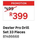 Dexter 33 Pieces Pro Drill Set 81486668