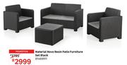 Naterial Novo Resin Patio Furniture Set Black