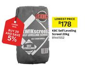 KBC Self Levelling Screed 81441552-20Kg