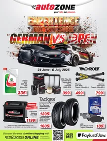 Autozone : Experience The Awesome German Vs Japan (24 June - 06 July 2025)