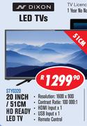 Dixon 20" HD Ready LED TV STY0320