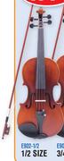 Sanchez Handmade Violins With Bow & Case 1/2 Size E902-1/2-Each
