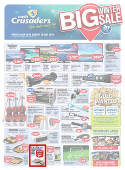 Cash Crusaders : Big Winter Sale (17 Jun - 10 Jul 2016), page 1