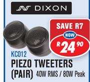 Dixon Piezo Tweeters Pair KC012