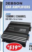 Jebson Car Amplifiers 1200W 2 Channel JB5002