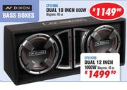 Dixon Dual 10" Bass Boxes 800W CP131005