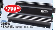 Jebson Car Amplifiers 2500W 4 Channel JB7004