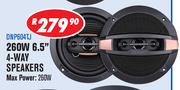 Dixon 260W 6.5" 4 Way Speakers DNP604TJ