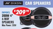 Dixon 200W 4" 4 Way Speakers DNP404TJ