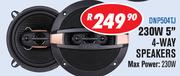 Dixon 230W 5" 4 Way Speakers DNP504TJ
