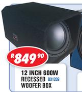 Dixon 12" 600W Recessed Woofer Box BX1209