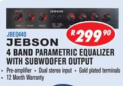 Jebson 4 Band Parametric Equalizer With Subwoofer Output JBEQ440
