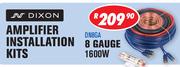 Dixon Amplifier Installation Kits 8 Gauge 1600W DN8GA