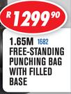 1.65M Free-Standing Punching Bag With Filled Base 1682