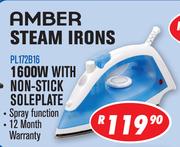 Amber 1600W With Non-Stick Soleplate PL172B16