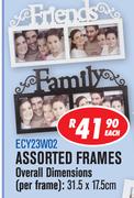 Assorted Frames Overall Dimensions 31.5x17.5Cm ECY23W02-Each