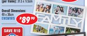 Multi Photo Frames Overall Dimensions 49x36Cm EWSM1815