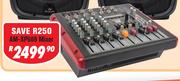 Dixon 6 Channel Powered Mixer With Effects AM-XP608