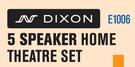 Dixon 5 Speaker Home Theatre Set E1006