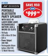 Dixon Portable Bluetooth Party Speaker Set