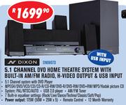 Dixon 5.1 Channel DVD Home Theatre System DN9897D