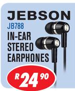 Jebson In-Ear Stereo Earphones JB788