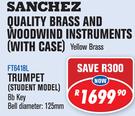 Sanchez Quality Brass And Woodwind Instruments With Case Trumped Student Model FT6418L
