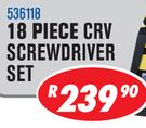 Dixon 18 Piece Crv Screwdriver Set