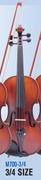 Sanchez Handmade Violins With Bow And Case Intermediate Grade 3/4 Size M700-3/4