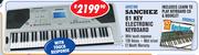 Sanchez 61 Key Electronic Keyboard ARK2188