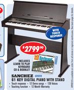 Sanchez 61 Key Digital Piano With Stand ARK818