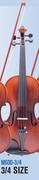 Sanchez Handmade Violins With Bow And Case Intermediate Grade 3/4 Size M600-3/4
