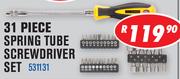 Dixon 31 Piece Spring Tube Screwdriver Set