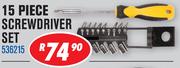 Dixon 15 Piece Screwdriver Set