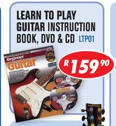 Learn To Play Guitar Instruction Book, DVD & CD LTP01