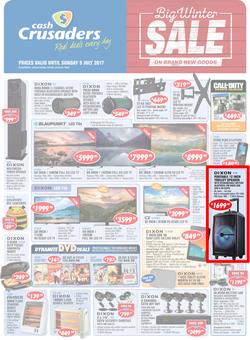 Cash Crusaders : Big Winter Sale (16 June - 9 July 2017), page 1