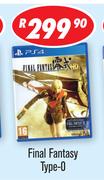 PS4 Final fantasy Type-O