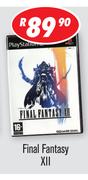 PS2 Final Fantasy XII