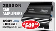 Jebson Car Amplifiers 1200W 2 Channel JB5002