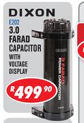 Dixon 3.0 Farad Capacitor With Voltage Display E202