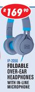 Dixon Foldable Over-Ear Headphones with In-Line Microphone IP-2050