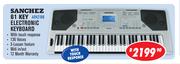 Sanchez 61 Key Electronic Keyboard ARK2188