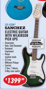 Sanchez Electric Guitar With Wilkinson Pick Ups SZE-SSSW