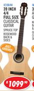 Sanchez 39 Inch 4/4 Size Classical Guitar IC130/44