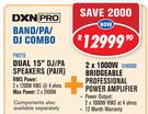 DXN Pro Dual 15" DJ/PA Speakers(Pair) F215