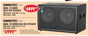 DXN Pro Dual 15 Inch Bass Bin Speaker LB215